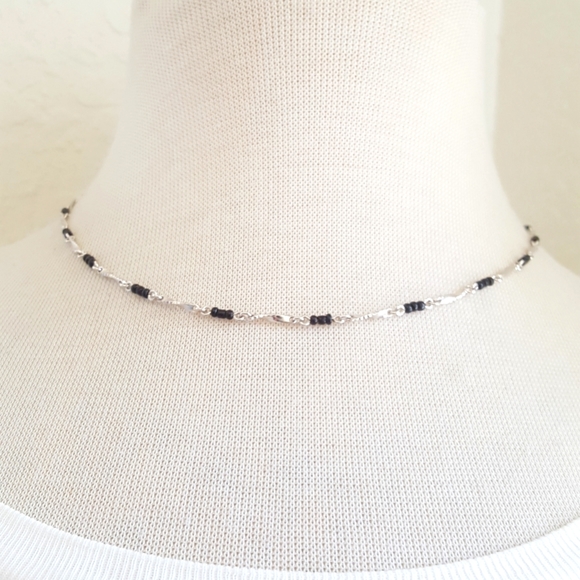 18k White Gold Plated Necklace NEW 💎 - Picture 2 of 9